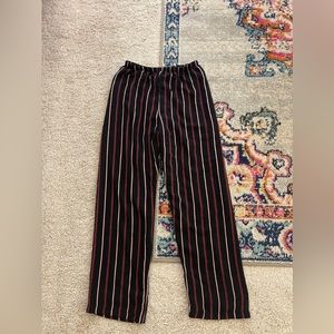 Brandy Melville stripe wide leg pants